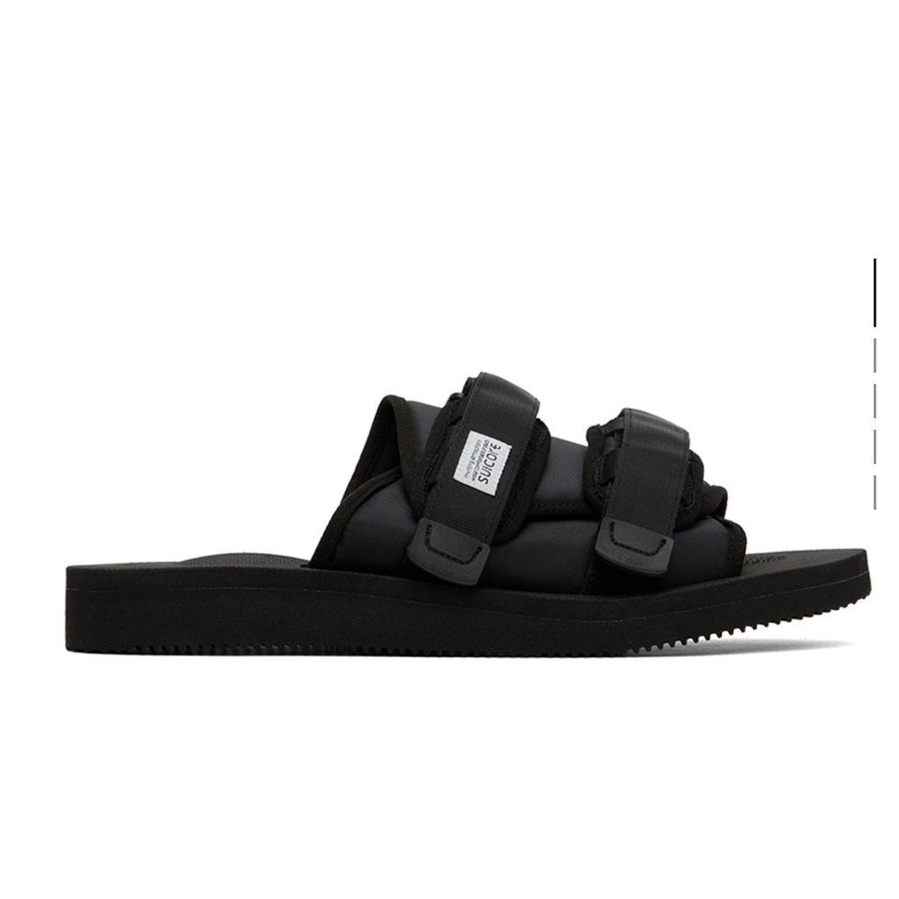 SUICOKE moto cab sandals in black